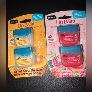Lip Balm Set - Blushing Rose & Creamy Vanilla